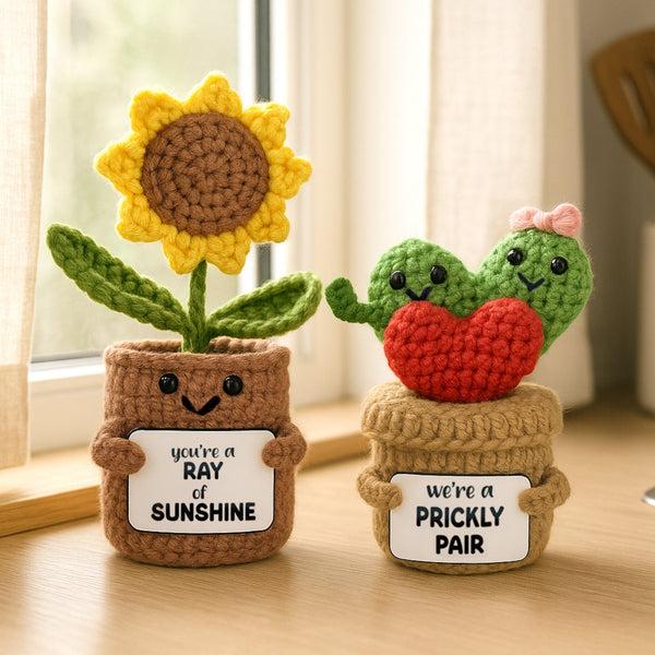 Pavilion Gift Company Cactus Crocheted Mini