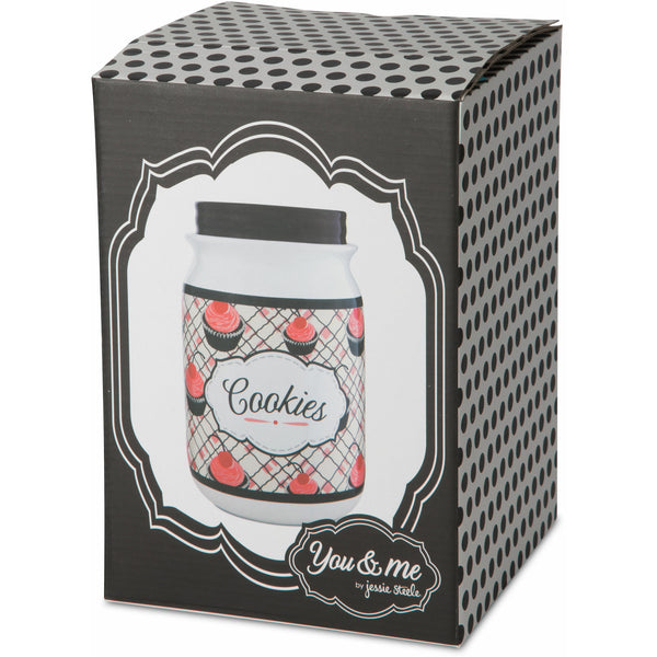Pavilion Gift Company Cafe Toile 9" Cookie Jar