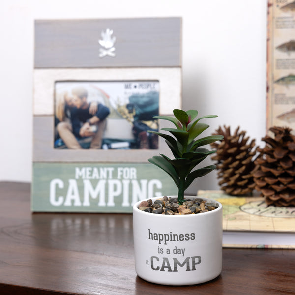 Pavilion Gift Company Camp Artificial Potted Plant