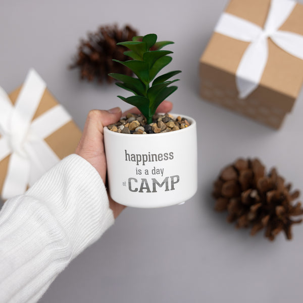 Pavilion Gift Company Camp Artificial Potted Plant