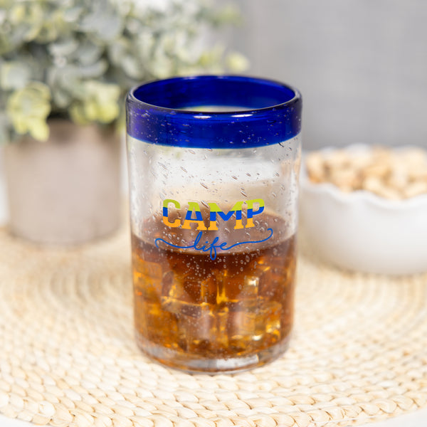 Pavilion Gift Company Camp Life 15 Oz Bubble Glass