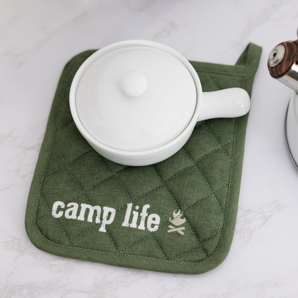 Pavilion Gift Company Camp Life 8 " X 9" Pot Holder
