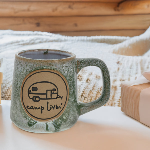 Pavilion Gift Company Camp Livin' 15 Oz Mug