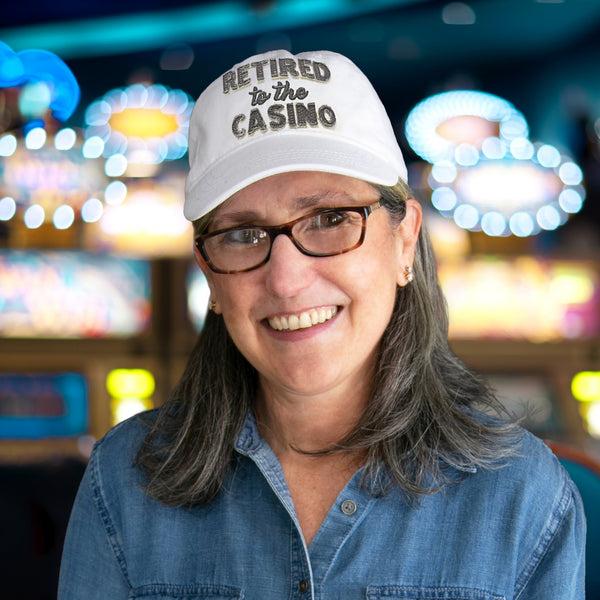 Pavilion Gift Company Casino White Adjustable Hat