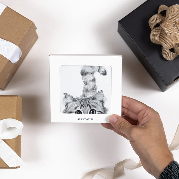 Pavilion Gift Company Cat 4.25" Coaster