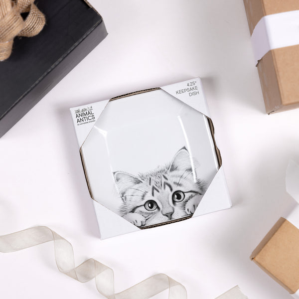 Pavilion Gift Company Cat 4.25" Keepsake Dish