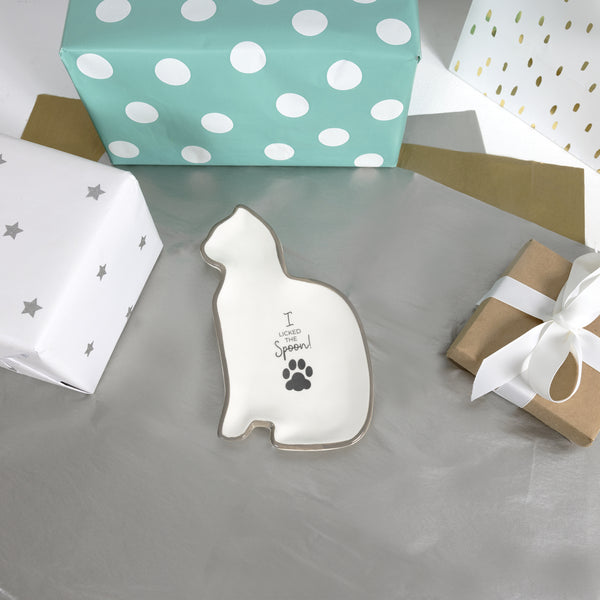 Pavilion Gift Company Cat 5.5" X 7.75" Spoon Rest