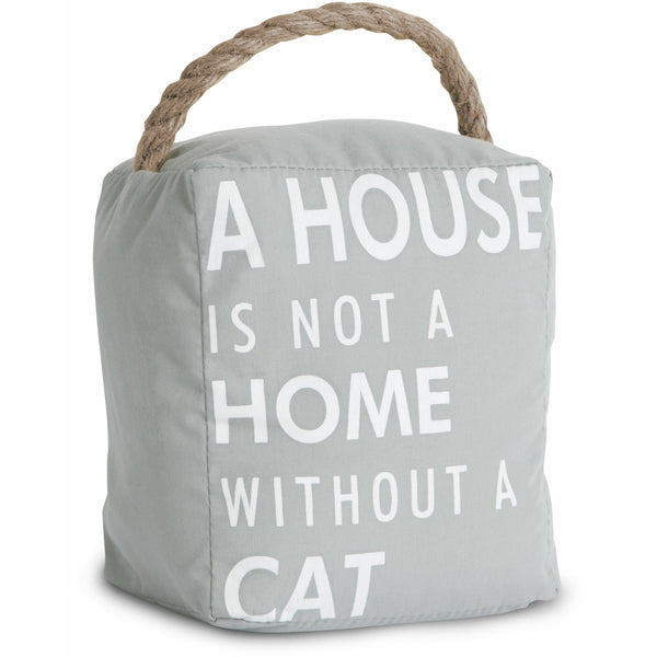 pavilion gift company Cat 5" x 6" Door Stopper