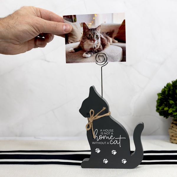 Pavilion Gift Company Cat 6" Plaque With Photo Clip
