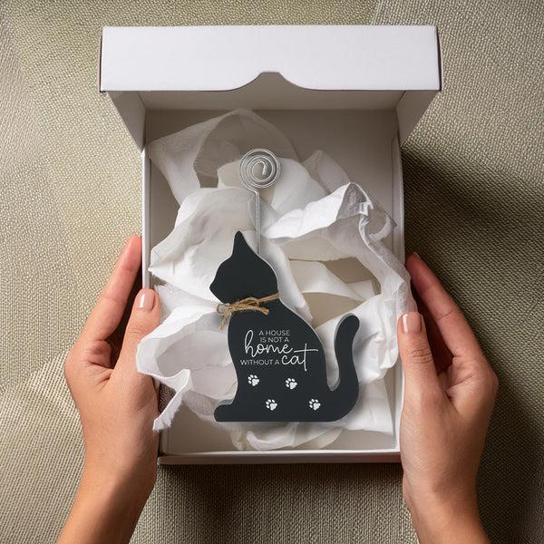 Pavilion Gift Company Cat 6" Plaque With Photo Clip