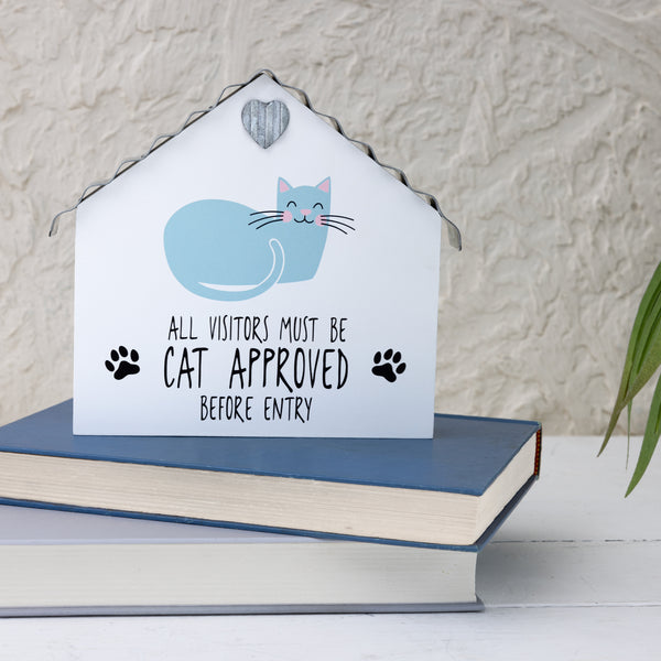 Pavilion Gift Company Cat Approved 6" MDF Plaque
