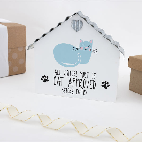Pavilion Gift Company Cat Approved 6" MDF Plaque
