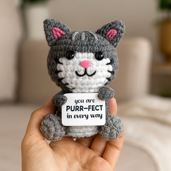 Pavilion Gift Company Cat Crocheted Mini