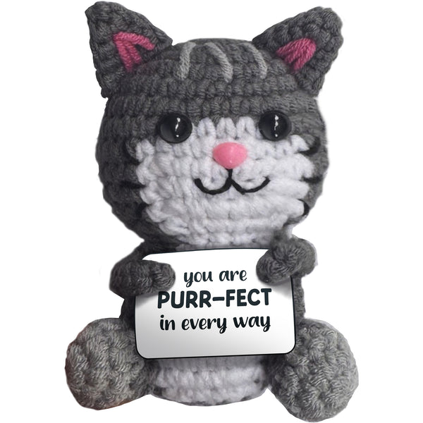 pavilion gift company Cat Crocheted Mini