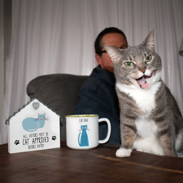 Pavilion Gift Company Cat Dad 18 Oz Mug