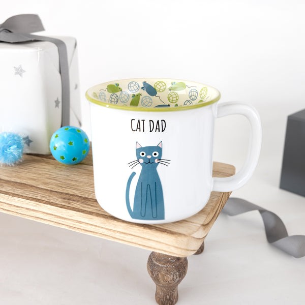 Pavilion Gift Company Cat Dad 18 Oz Mug