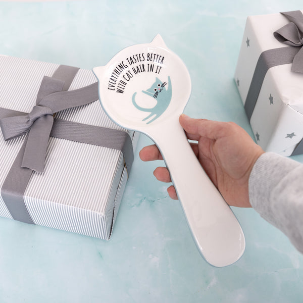Pavilion Gift Company Cat Hair 10" Spoon Rest