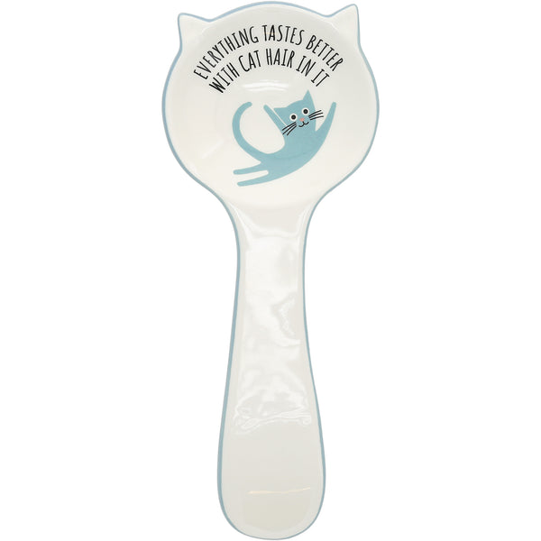 pavilion gift company Cat Hair 10" Spoon Rest