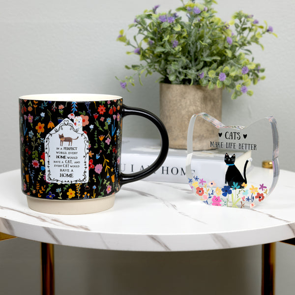 Pavilion Gift Company Cat Home 18 Oz Mug