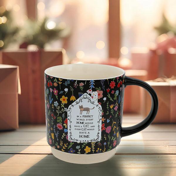 Pavilion Gift Company Cat Home 18 Oz Mug