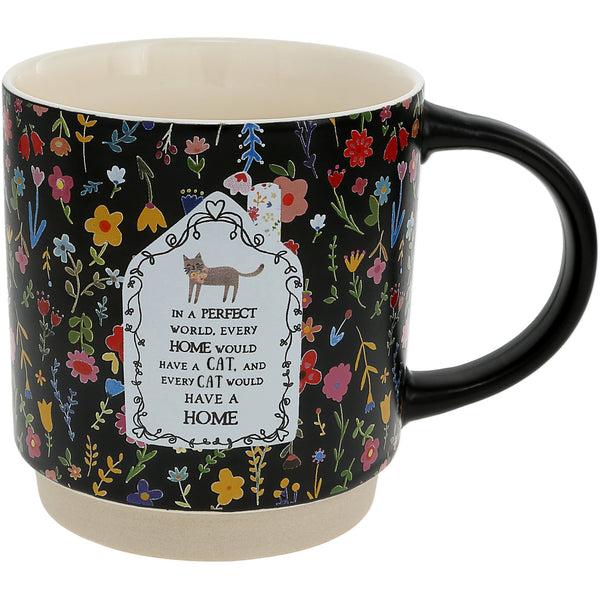 pavilion gift company Cat Home 18 oz Mug