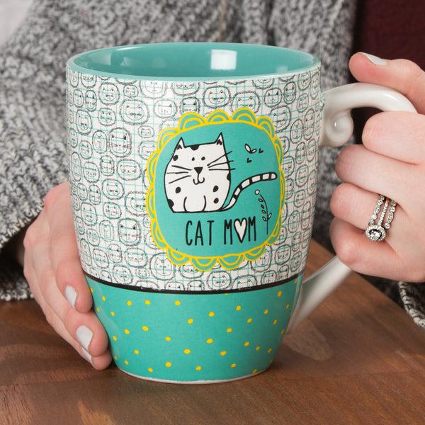 Pavilion Gift Company Cat Mom 20 Oz Cup