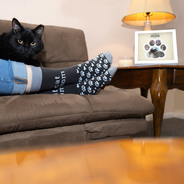 Pavilion Gift Company Cat Mom Ladies Crew Socks