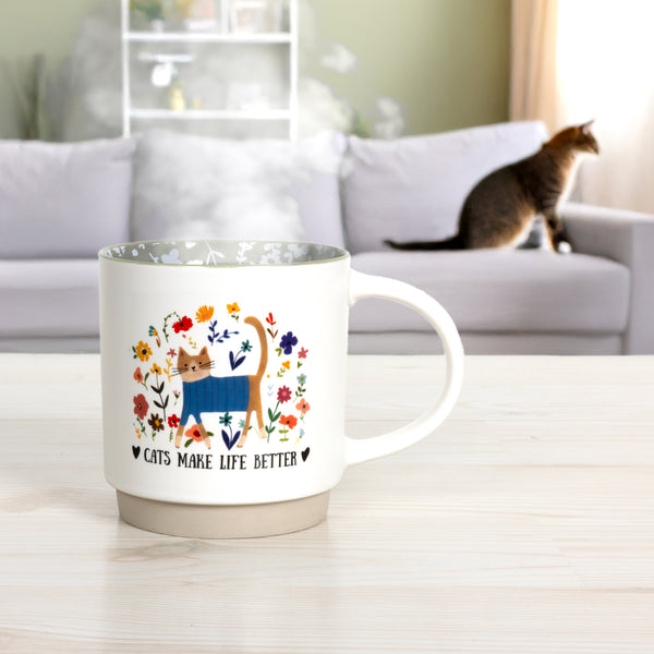 Pavilion Gift Company Cats 18 Oz Mug