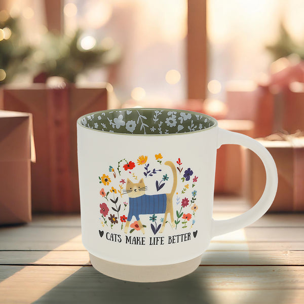Pavilion Gift Company Cats 18 Oz Mug