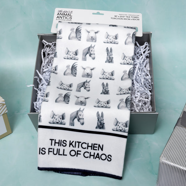Pavilion Gift Company Chaos Cotton Blend Tea Towel