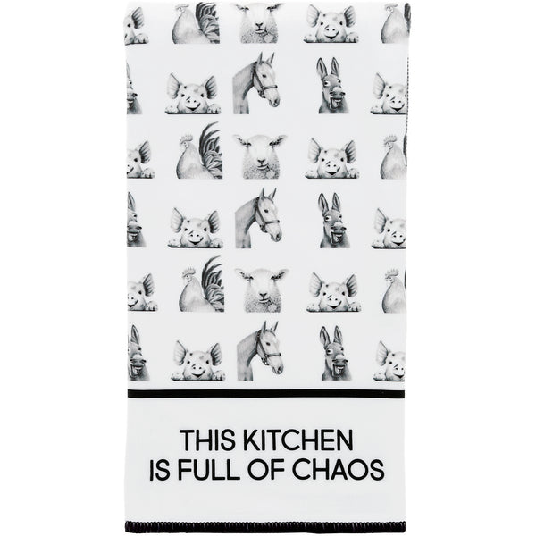 pavilion gift company Chaos Cotton Blend Tea Towel