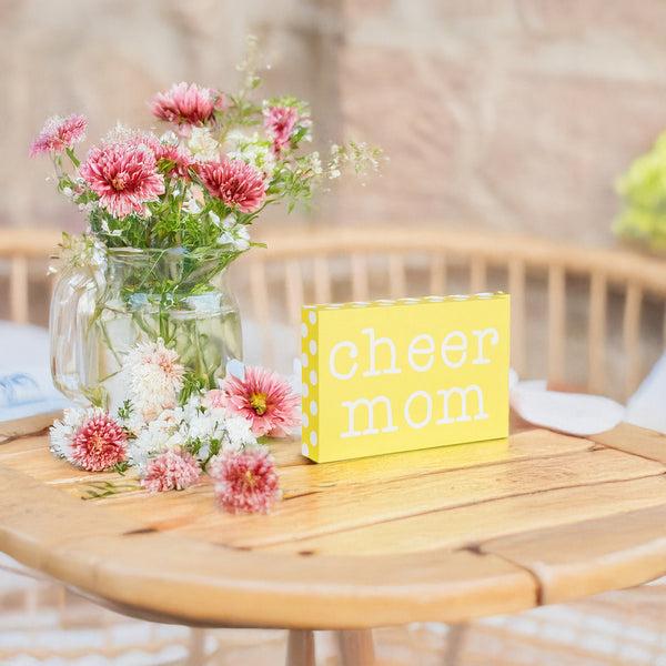 Pavilion Gift Company Cheer Mom 4" X 6" Plaque