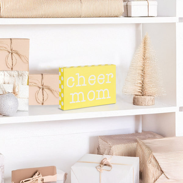 Pavilion Gift Company Cheer Mom 4" X 6" Plaque