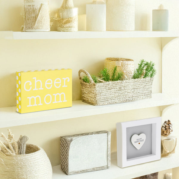 Pavilion Gift Company Cheer Mom 4" X 6" Plaque