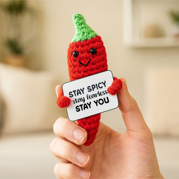 Pavilion Gift Company Chili Pepper Crocheted Mini