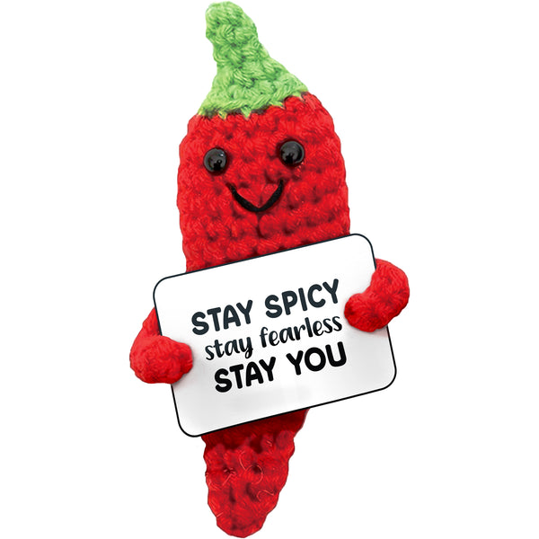 pavilion gift company Chili Pepper Crocheted Mini