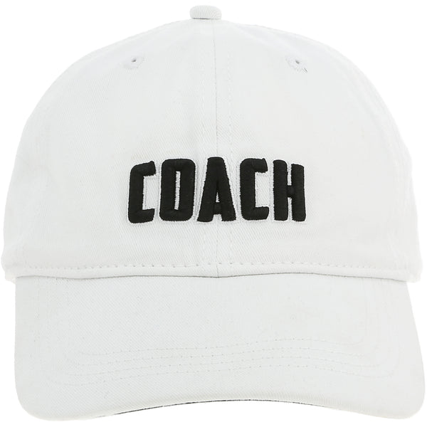 pavilion gift company Coach White Adjustable Hat