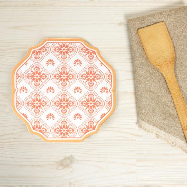 Pavilion Gift Company Coral 8.25" Ceramic Trivet