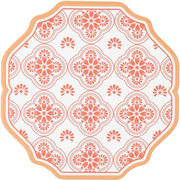 pavilion gift company Coral 8.25" Ceramic Trivet