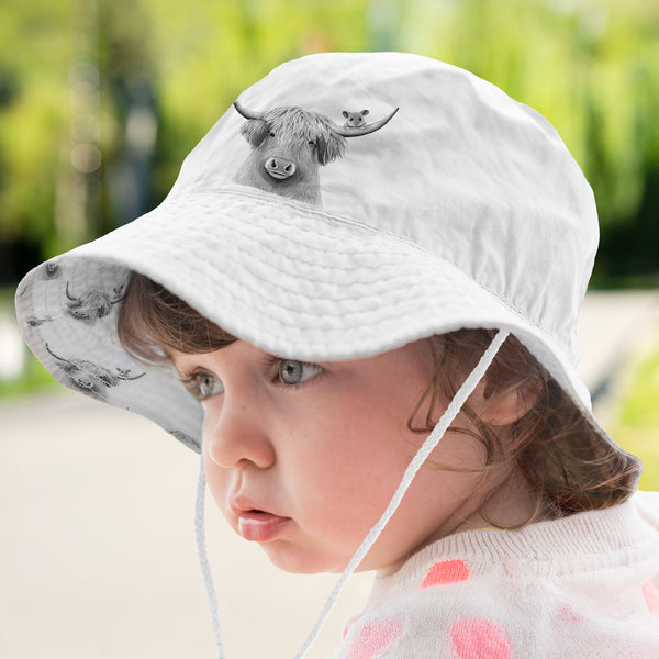 Pavilion Gift Company Cow 6-24 Months Sun Hat