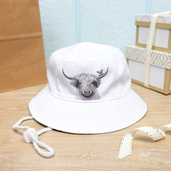 Pavilion Gift Company Cow 6-24 Months Sun Hat