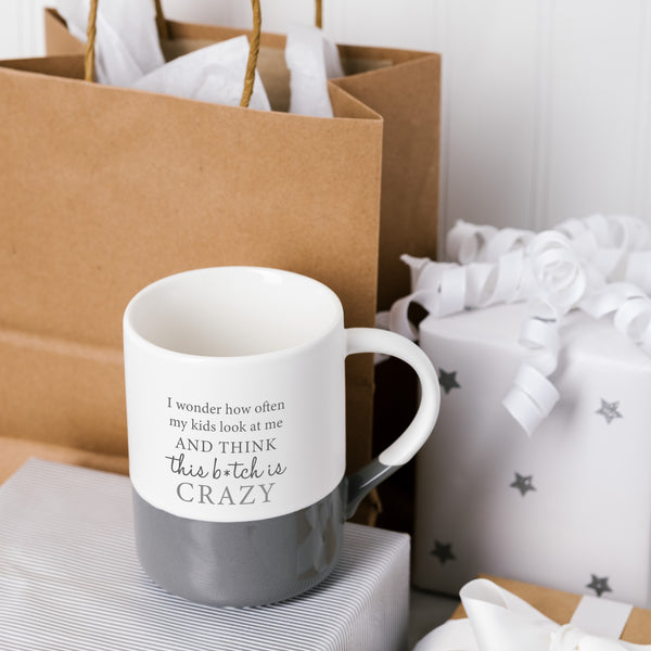 Pavilion Gift Company Crazy 18 Oz Mug
