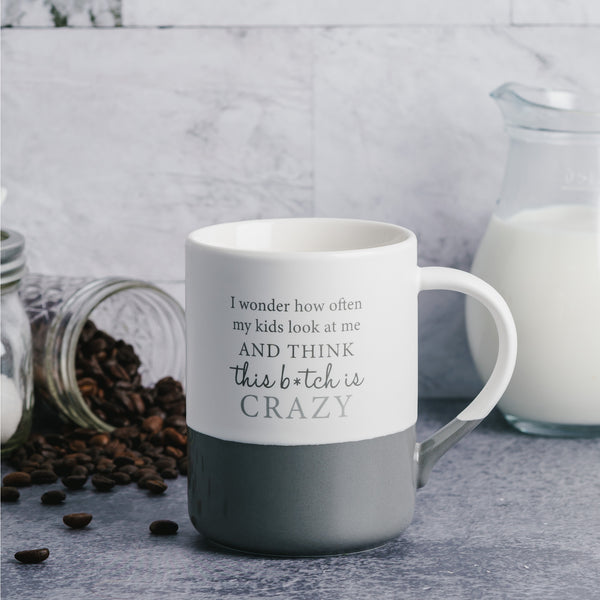 Pavilion Gift Company Crazy 18 Oz Mug