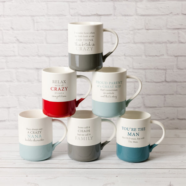 Pavilion Gift Company Crazy 18 Oz Mug