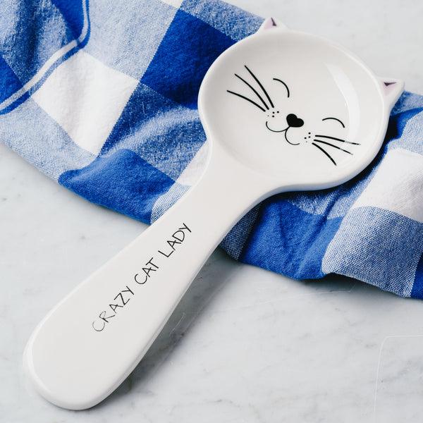 Pavilion Gift Company Crazy Cat Lady 10" Spoon Rest