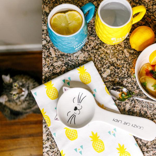 Pavilion Gift Company Crazy Cat Lady 10" Spoon Rest