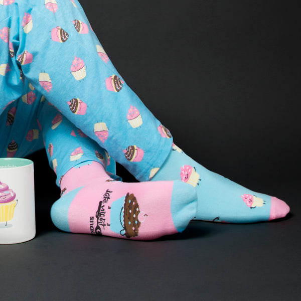 Pavilion Gift Company Cupcakes M/L Unisex Socks