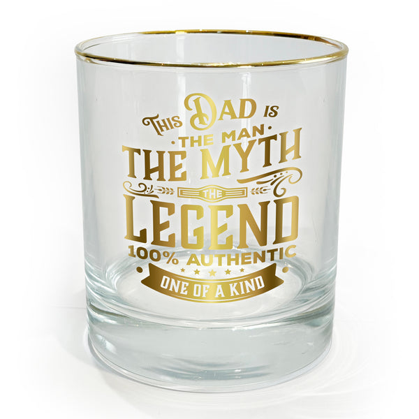 Pavilion Gift Company Dad 8 Oz Rocks Glass