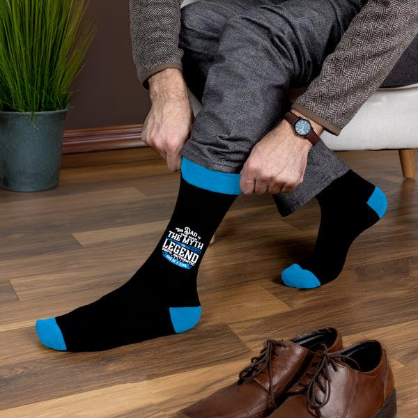 Pavilion Gift Company Dad Bamboo Crew Socks