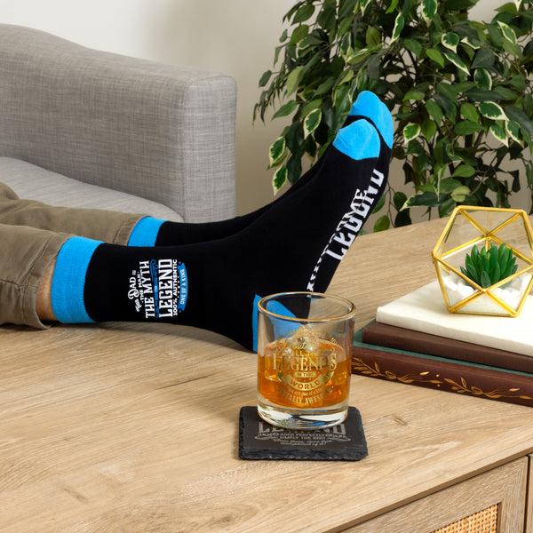 Pavilion Gift Company Dad Bamboo Crew Socks